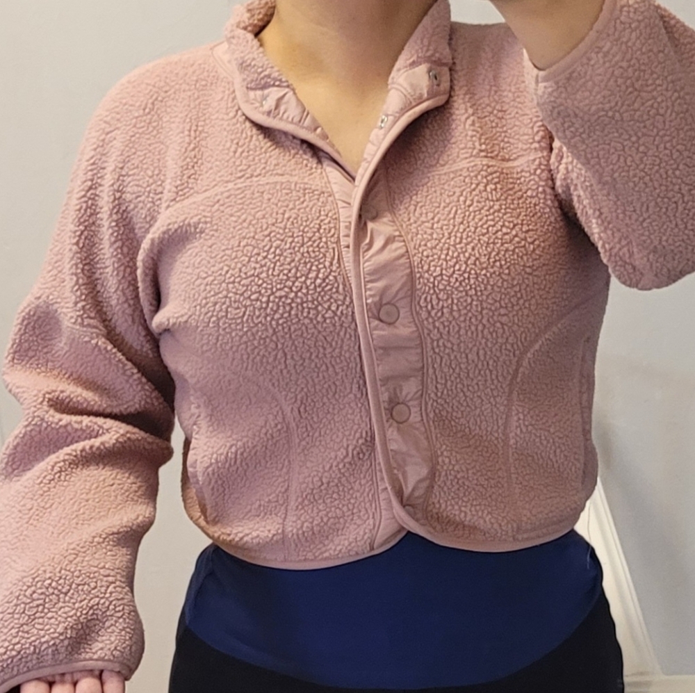 Old Navy Blush Teddy Jacket